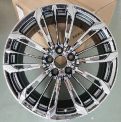 Кованые диски Ju-Tuning RGWL10223 чёрный хром плоская посадка болтов R19 5x114.3 на Camry, RAV4, Lexus