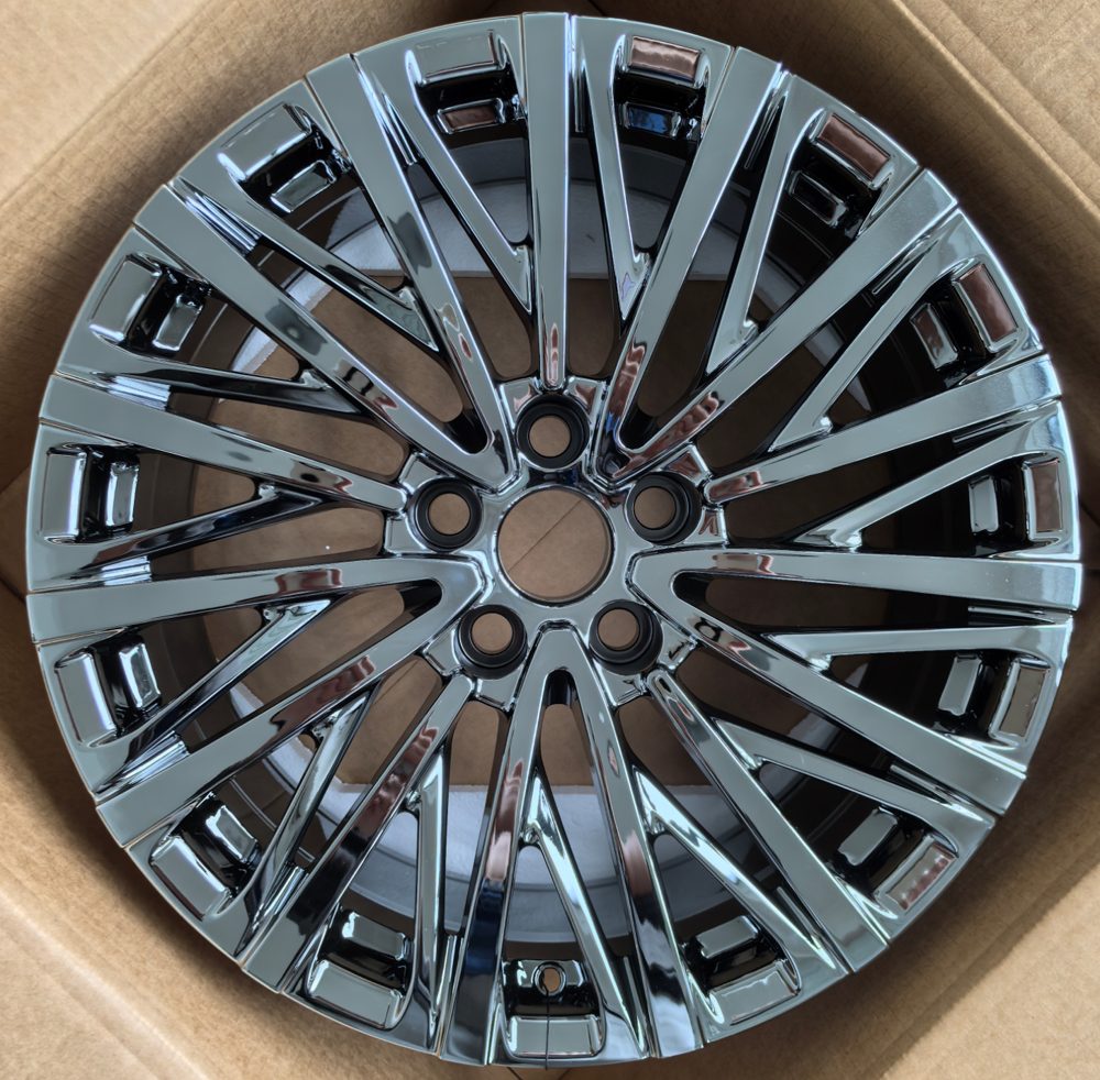 Кованые диски Ju-Tuning RGW6199 чёрный хром R19 5x120 на Toyota, Lexus