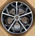 Кованые диски Ju-Tuning RGWQ273 чёрный глянец R19 5x108 на Jaguar, Volvo, Zeekr