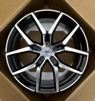 Кованые диски Ju-Tuning RGWC2020 чёрный глянец полированная лицевая часть R18–R20 5x108 на Jaguar, Volvo, Zeekr