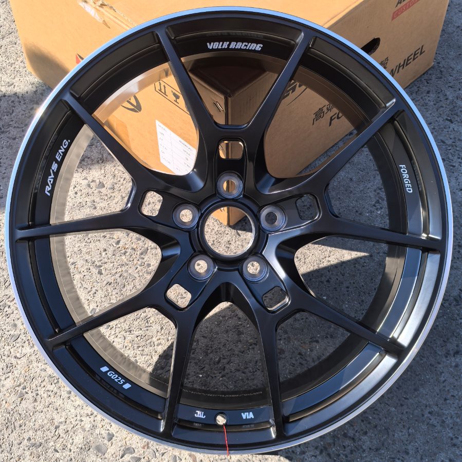 Кованые диски Ju-Tuning RGW01251 чёрный мат R18–R19 5x120 / 5x108