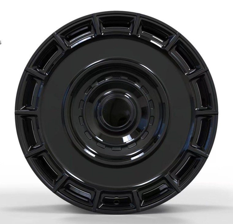 Кованые диски Ju-Tuning BRL6414 чёрный глянец R21 5x120 на AITO, Li Auto, Xiaomi, Zeekr