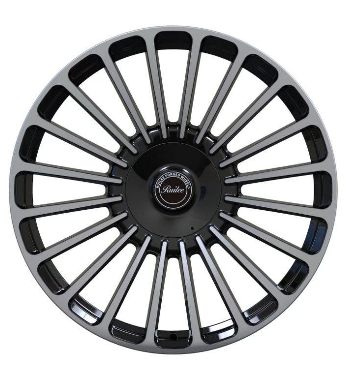 Кованые диски Ju-Tuning CT3826 чёрный глянец R20 5x120 на AITO, Li Auto, Xiaomi, Zeekr