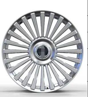 Кованые диски Ju-Tuning BRL6049 полировка R21 5x120 на AITO, Li Auto, Xiaomi, Zeekr