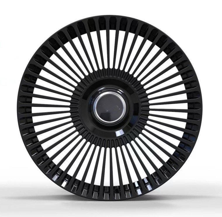 Кованые диски Ju-Tuning CT3706 чёрный глянец R20 5x120 на AITO, Li Auto, Xiaomi, Zeekr