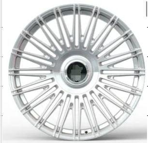 Кованые диски Ju-Tuning BRL6342 брашированное серебро R21 5x120 на AITO, Li Auto, Xiaomi, Zeekr