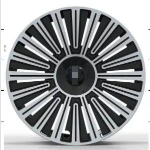 Кованые диски Ju-Tuning QT251265 чёрный глянец R21 5x120 на AITO, Li Auto, Xiaomi, Zeekr