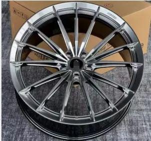 Кованые диски Ju-Tuning BRL6344 хромированное серебро R21 5x120 на AITO, Li Auto, Xiaomi, Zeekr