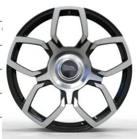 Кованые диски Ju-Tuning NFRL1603 чёрный глянец R22 5x120 на AITO, Li Auto, Xiaomi, Zeekr — фото 2