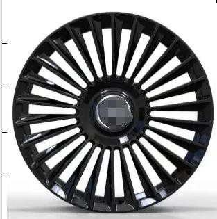 Кованые диски Ju-Tuning BRL6046 чёрный глянец R21 5x120 на AITO, Li Auto, Xiaomi, Zeekr