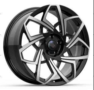 Кованые диски Ju-Tuning BRL6024 чёрный глянец R20 5x120 на AITO, Li Auto, Xiaomi, Zeekr