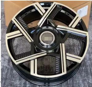 Кованые диски Ju-Tuning BRL6044 чёрный глянец R21 5x120 на AITO, Li Auto, Xiaomi, Zeekr
