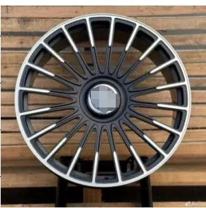 Кованые диски Ju-Tuning BRL6052 чёрный глянец R21 5x120 на AITO, Li Auto, Xiaomi, Zeekr