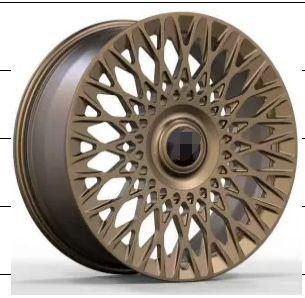 Кованые диски Ju-Tuning BRL6054 матовая бронза R21 5x120 на AITO, Li Auto, Xiaomi, Zeekr