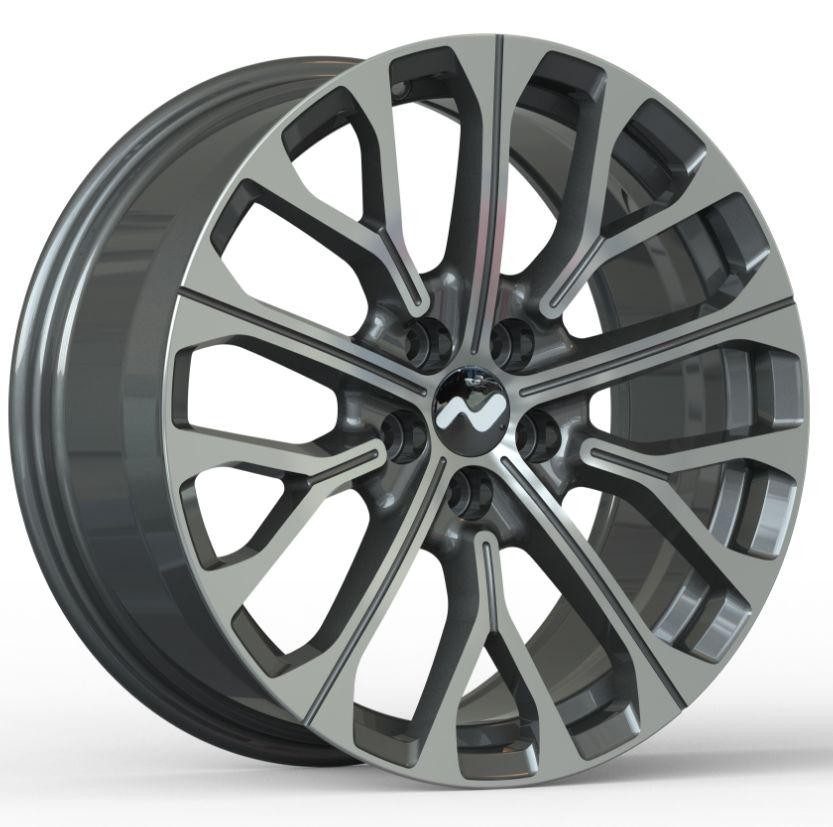 Кованые диски Ju-Tuning RL6201 графит gunmetal R19 5x115 на AITO, Li Auto, Xiaomi, Zeekr