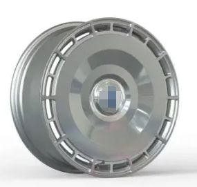 Кованые диски Ju-Tuning BRL6704 серебристый R20 5x120 на AITO, Li Auto, Xiaomi, Zeekr