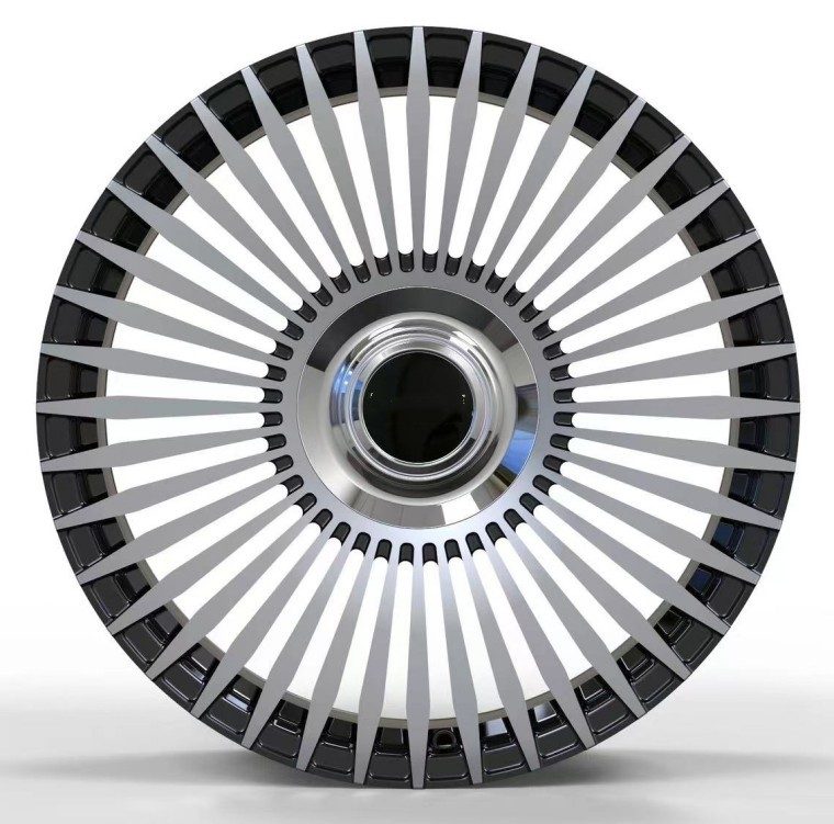 Кованые диски Ju-Tuning BRL6610 чёрный глянец R20 5x114.3 на AITO, Li Auto, Xiaomi, Zeekr