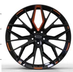 Кованые диски Ju-Tuning RL6202 чёрный глянец R21 5x108 на AITO, Li Auto, Xiaomi, Zeekr