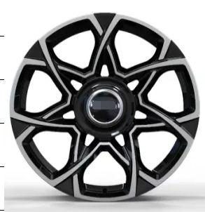 Кованые диски Ju-Tuning BRL6207 чёрный глянец R19 5x108 на AITO, Li Auto, Xiaomi, Zeekr