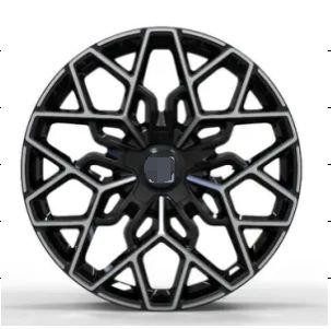 Кованые диски Ju-Tuning BRL2602 чёрный глянец R21 5x108 на AITO, Li Auto, Xiaomi, Zeekr