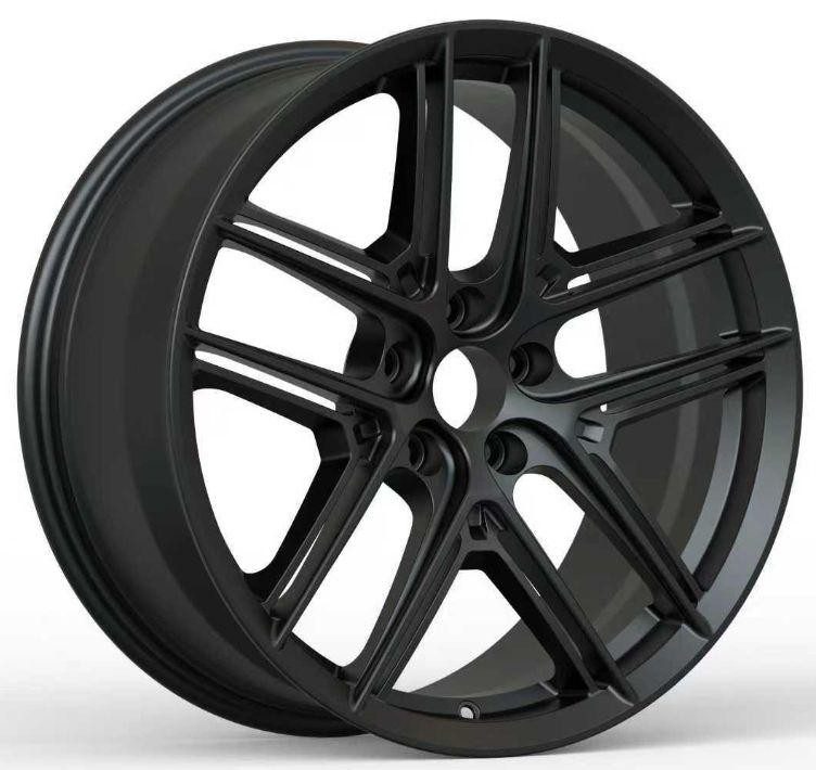 Кованые диски Ju-Tuning RL6544 чёрный мат R19 5x114.3 на AITO, Li Auto, Xiaomi, Zeekr