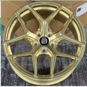 Кованые диски Ju-Tuning BRL6522 яркое серебро R20 5x114.3 на AITO, Li Auto, Xiaomi, Zeekr