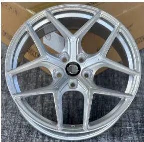 Кованые диски Ju-Tuning BRL6521 яркое серебро R19 5x114.3 на AITO, Li Auto, Xiaomi, Zeekr