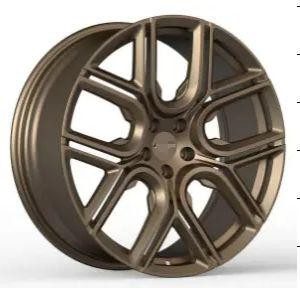 Кованые диски Ju-Tuning BRL6540 матовая бронза R20 5x114.3 на AITO, Li Auto, Xiaomi, Zeekr