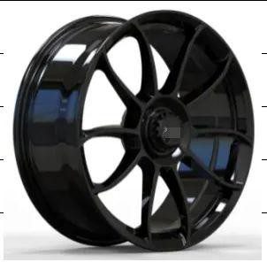 Кованые диски Ju-Tuning BRL6526 чёрный глянец R19 5x114.3 на AITO, Li Auto, Xiaomi, Zeekr