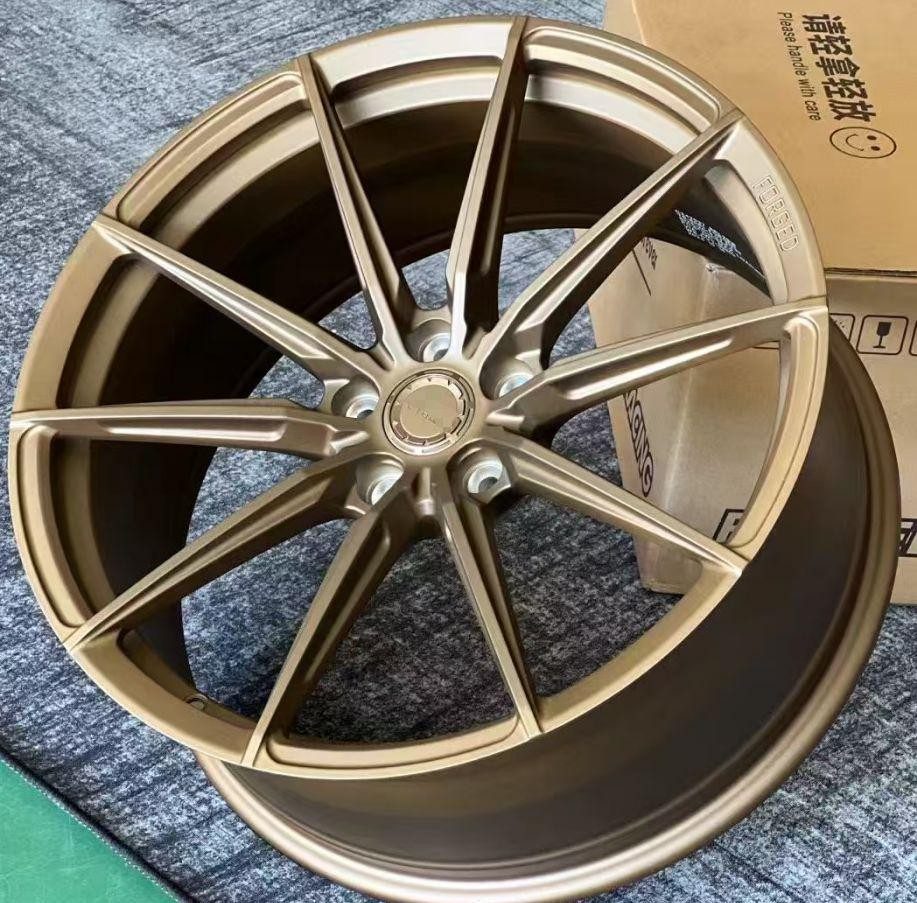 Кованые диски Ju-Tuning RL2886 матовая бронза R20 5x112