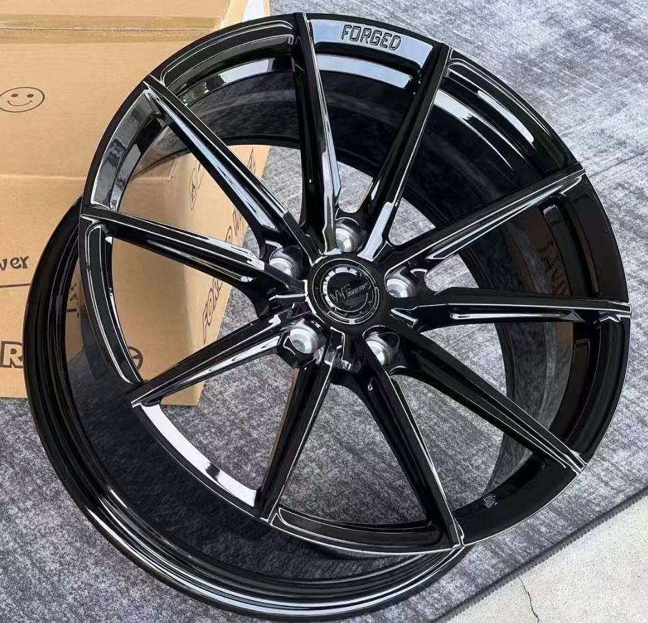 Кованые диски Ju-Tuning BRL2807 чёрный мат R20 5x112