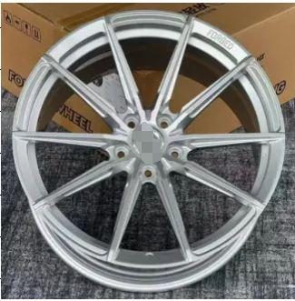 Кованые диски Ju-Tuning BRL2810 хромированное серебро R19 5x120