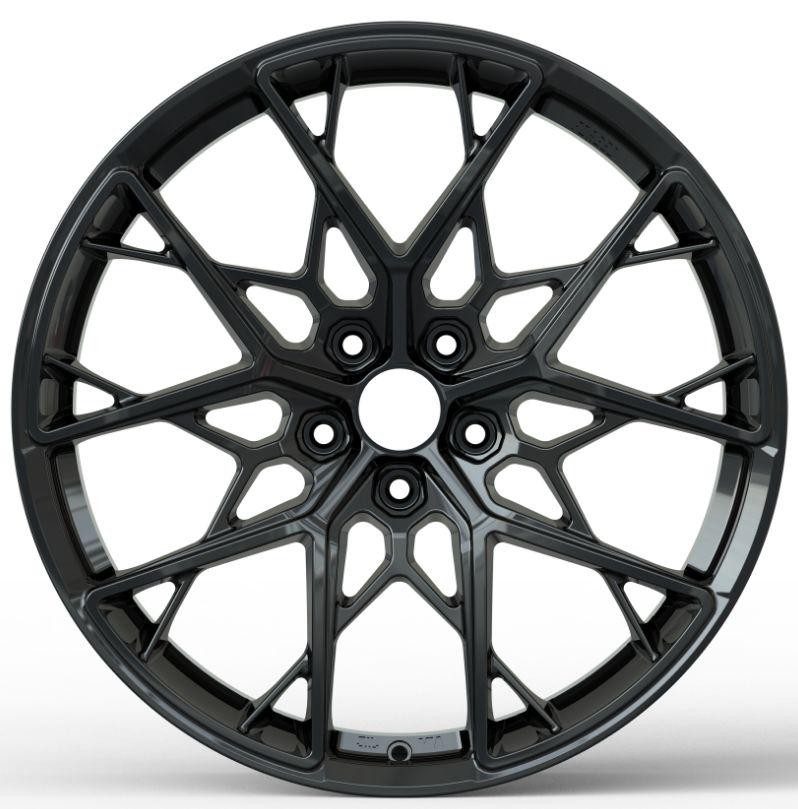 Кованые диски Ju-Tuning NFRL1222 хромированное серебро R18 5x115