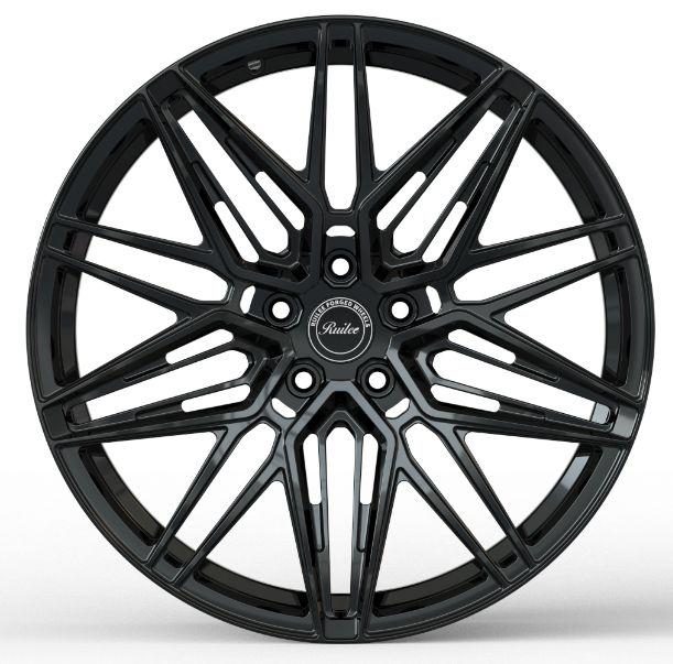 Кованые диски Ju-Tuning BRL8107 чёрный глянец R19 5x108