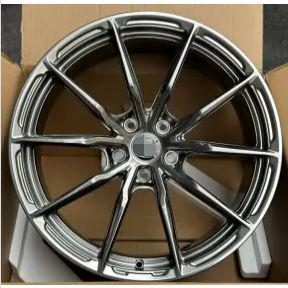 Кованые диски Ju-Tuning BRL424 чёрный глянец R19 5x112